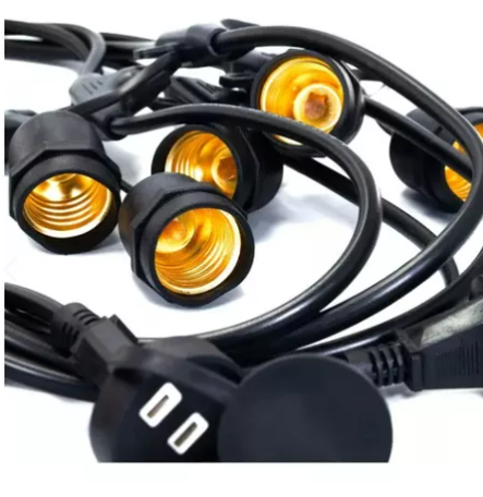 GUIRNALDAS LED SOQUETE 5M CON 10 SOQUETE